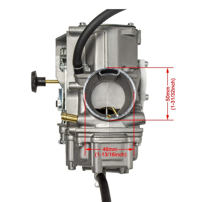 Ruijie YFM350 Carburetor For Yamaha 1987-1998 Big Bear 350 1987-2004 Warrior 350 1996-1998 Kodiak 400 1987-1990 1992-1995 Moto-4 350 Yfm 350 Atv Carb with Bolt Air intake Manifold - Image 3